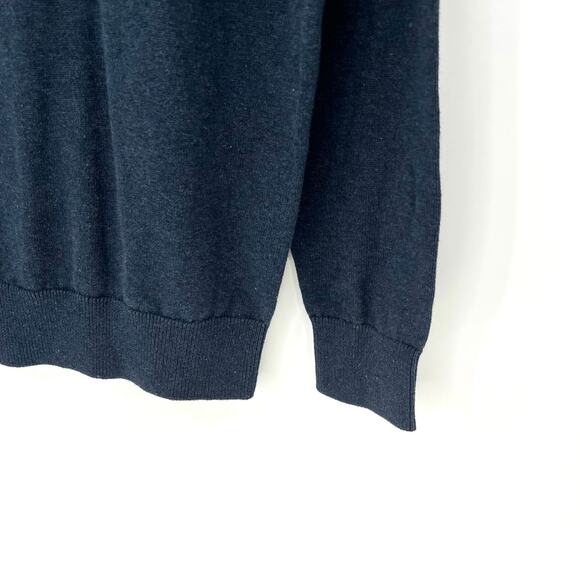 Springfield Recosnsider men’s blue green color block cotton sweater - Picture 3 of 8